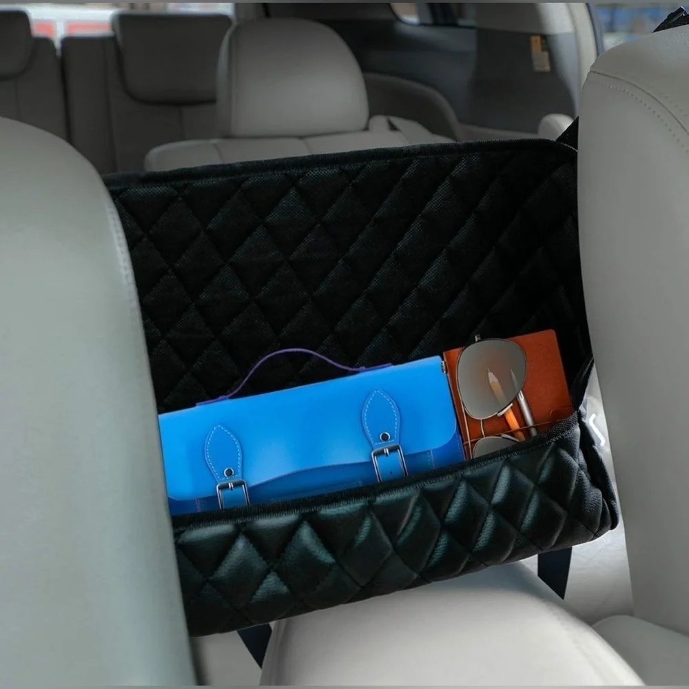 Car Handbag Purse Holder Seat Back Organizer Large Bag for Misc. Item Storage